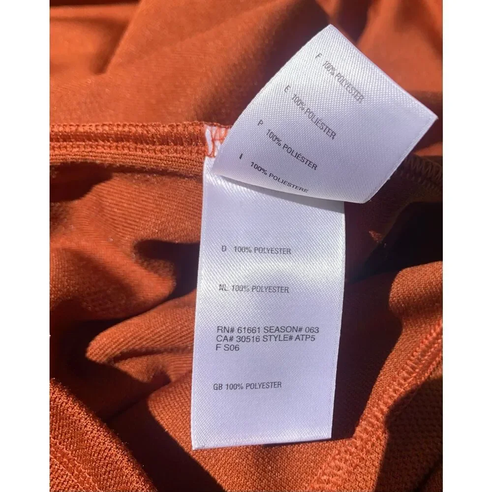 The North Face Flight Series orange gray 1/4 Zip Vapor Wick JACKET TOP MEN sz L
